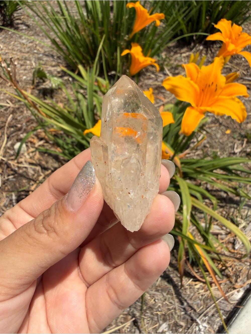 Natural Madagascar Pineapple Quartz Cluster | Raw Candle Quartz Specimen,A611